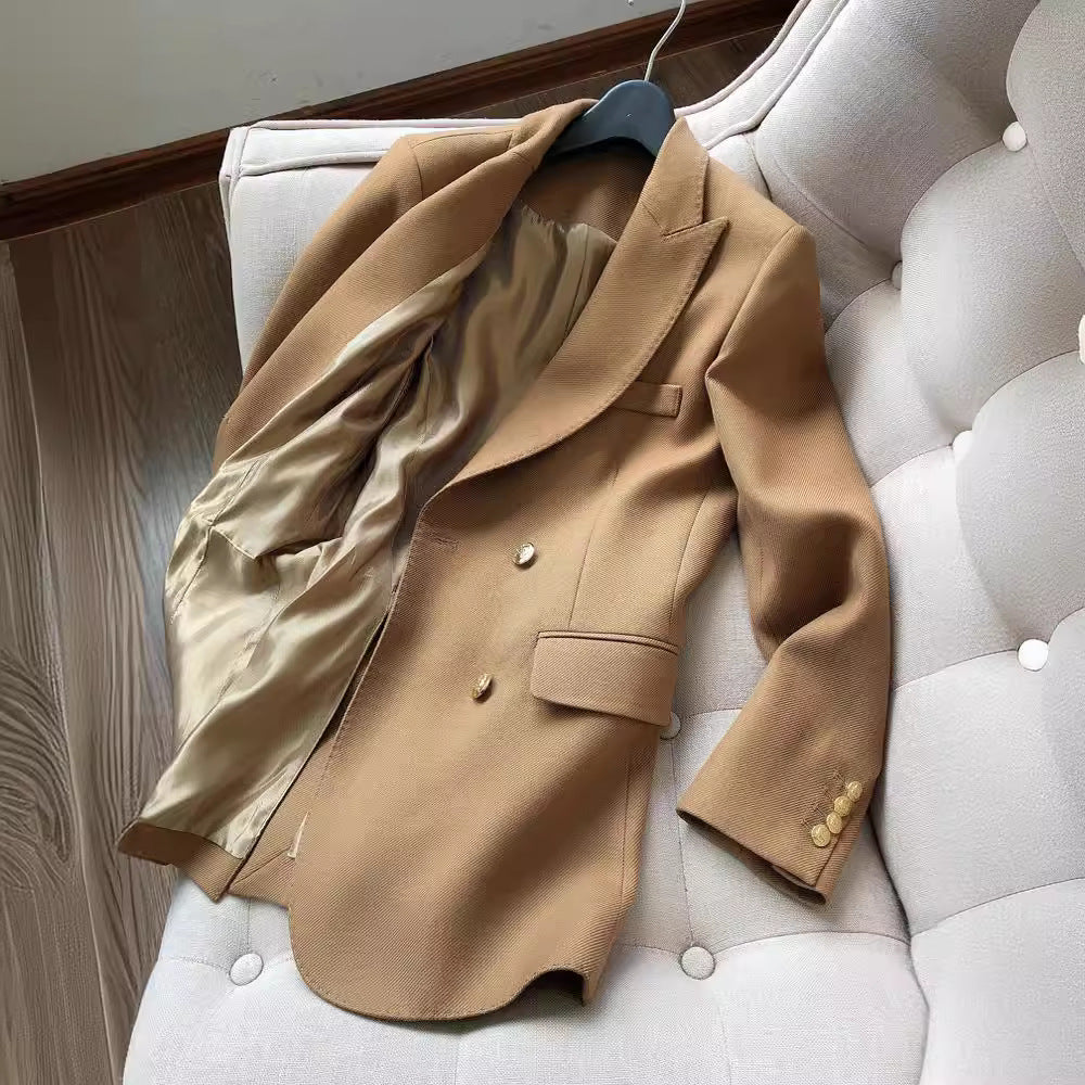 Damen Eleganter Doppeltbreasted Blazer Shop Nory