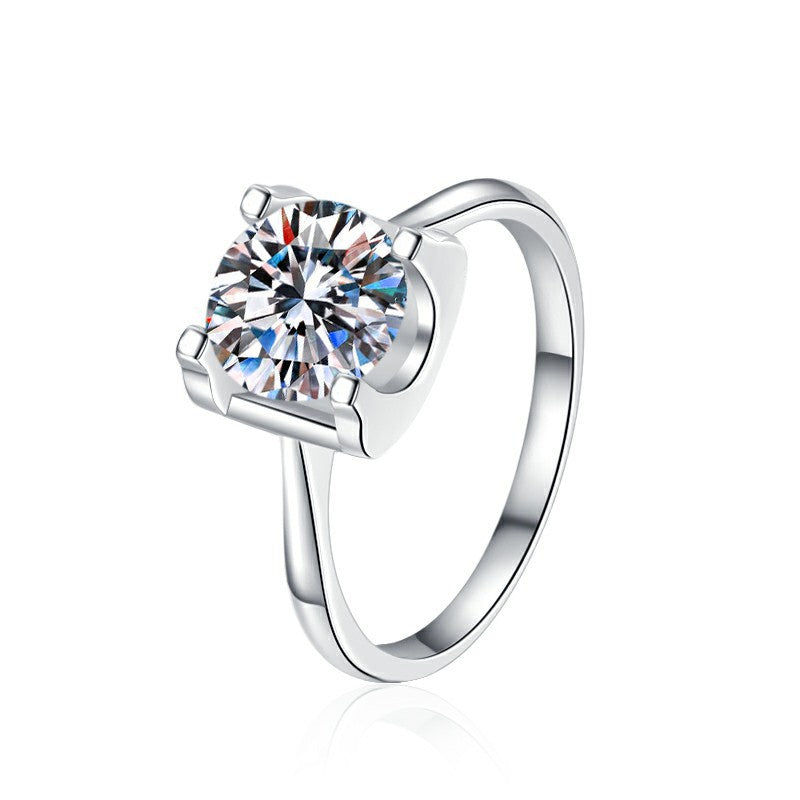 Damen Solitär Ring mit strahlendem Zirkonia Shop Nory