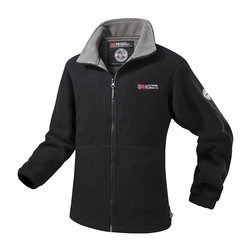 Damen Fleecejacke mit Stehkragen, windabweisender Struktur & verstellbarem Kordelzugsaum Shop Nory