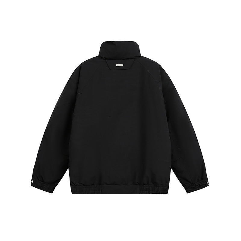 Unisex Oversize Blousonjacke mit Stehkragen und gestepptem Innenfutter Shop Nory