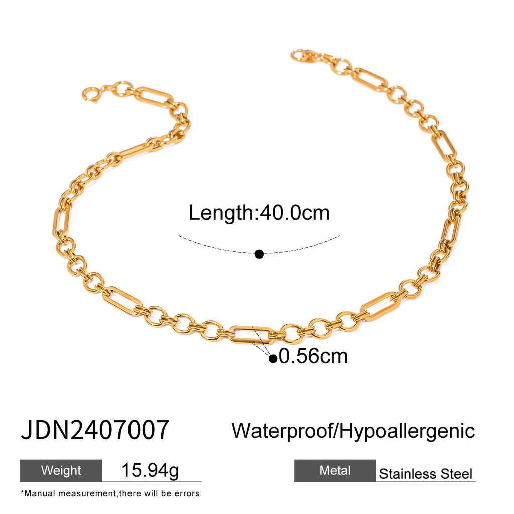 Damen Halskette mit elegantem spiralförmigem Anhänger aus hypoallergenem Edelstahl Shop Nory