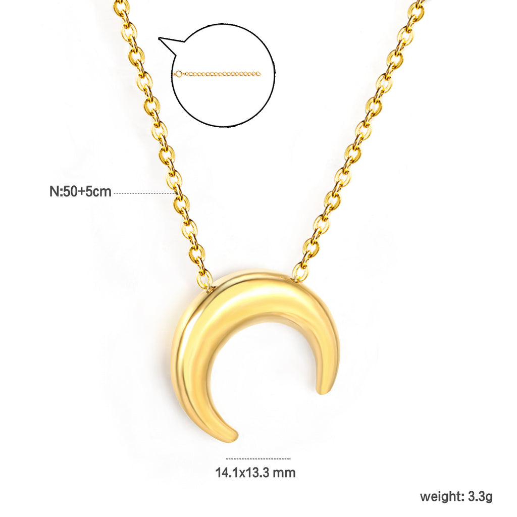 Damen elegante Halskette mit funkelndem Zirkonia-Anhänger Shop Nory