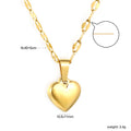 Damen Halskette mit hochwertigem Herzen-Anhänger und elegantem Kettendesign Shop Nory