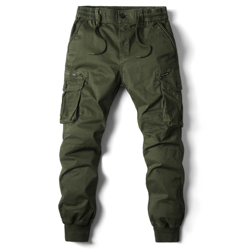 Herren Cargo-Jogginghose mit verstellbarem Bund und praktischen Taschen
