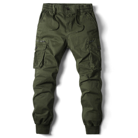 Herren Cargo-Jogginghose mit verstellbarem Bund und praktischen Taschen