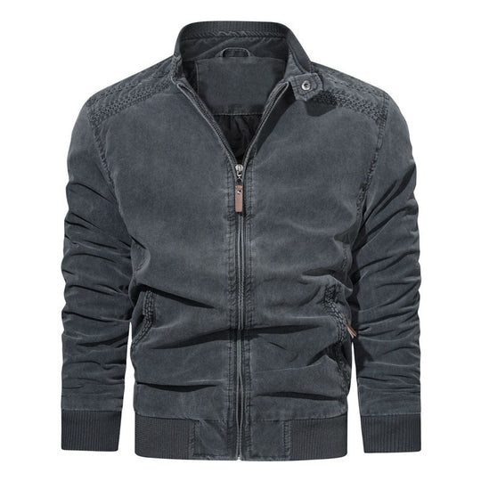 Herren Modische Bomberjacke mit Reißverschluss und feinen Details Shop Nory