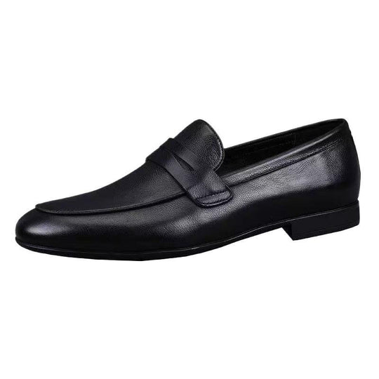 Herren Elegante Lederschlüpfschuhe Shop Nory