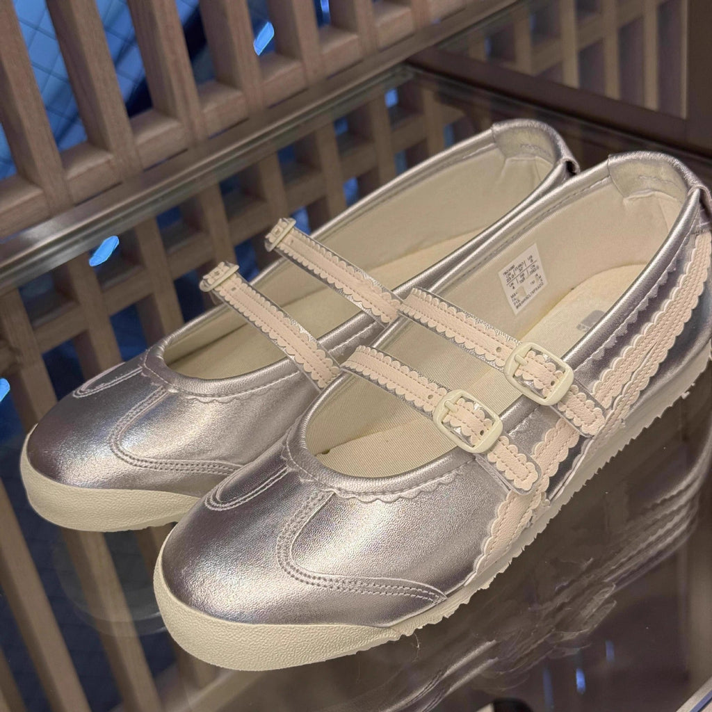 Damen Ballerinas mit verspieltem Riemendesign und hochwertiger Lederoberfläche