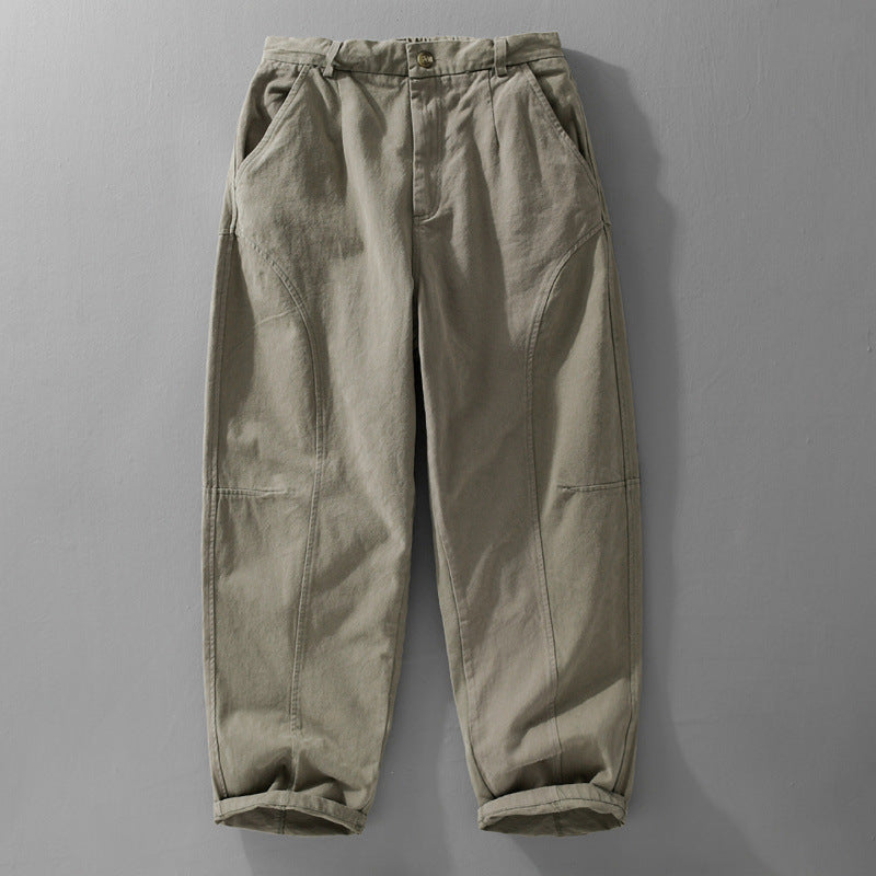 Herren Lockere Cargohose im Utility‑Stil mit verstärkten Kniepaneelen und konischem Bein Shop Nory