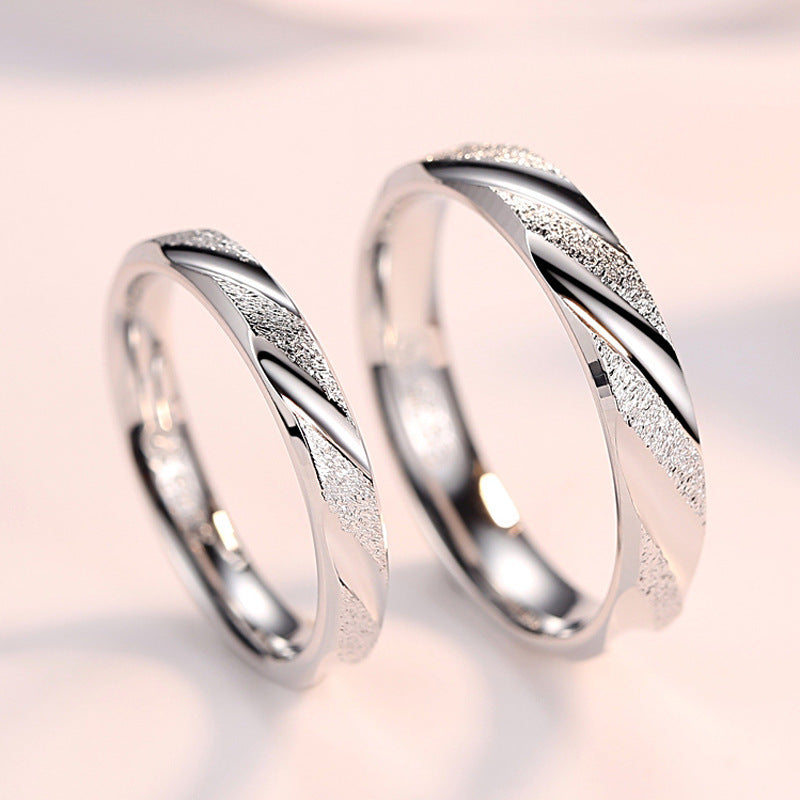 Damen Eheringe mit modernem Karree-Design und glänzenden Oberflächen Shop Nory