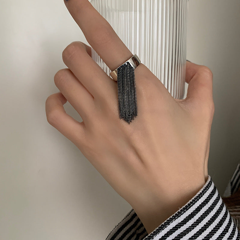Damen Schmuckring mit elegantem Quasten-Design Shop Nory