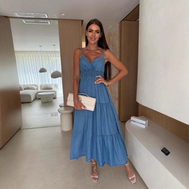 Damen Maxikleid Shopnory