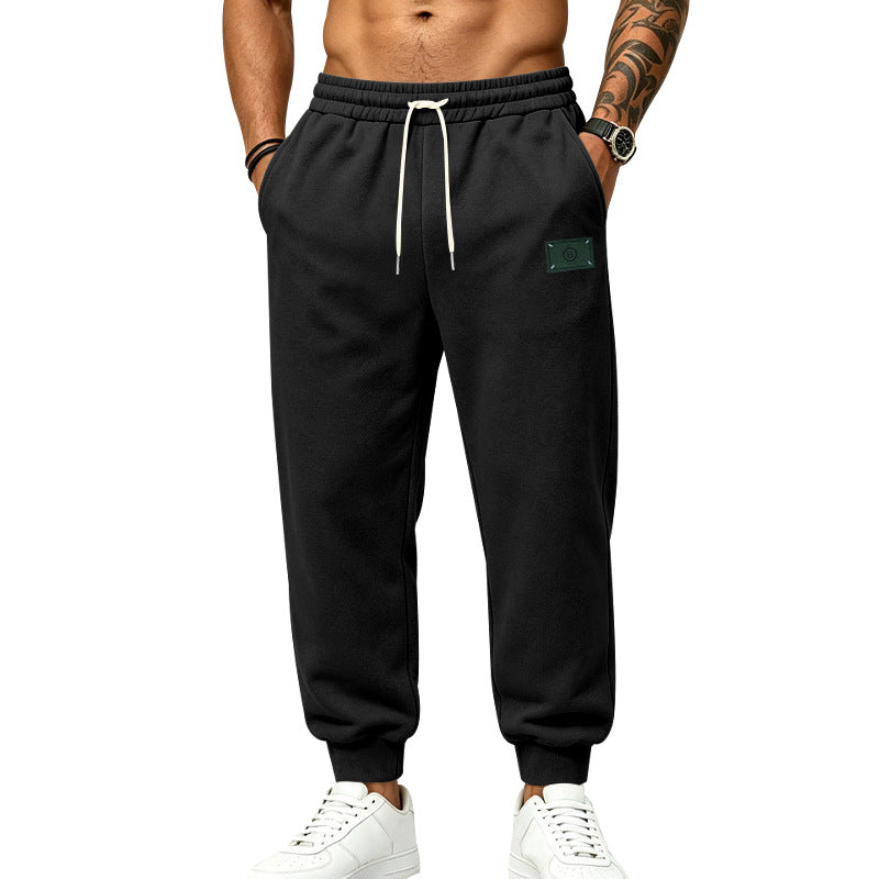 Herren Relax-Fit Jogginghose mit angerauter Innenseite, elastischem Bund und Kordelzug Shop Nory