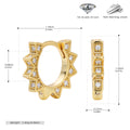 Damen Ohrhänger im modernen Sternendesign aus 925 Sterling Silber Shop Nory