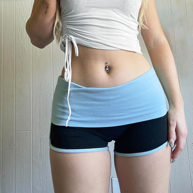 Damen Sportliche Shorts mit flexiblem Bund und atmungsaktivem Material