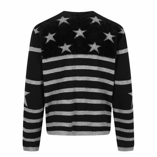 Unisex Gestreifte Knopf-Cardigan im Relaxed‑Fit mit Eingrifftaschen Shop Nory