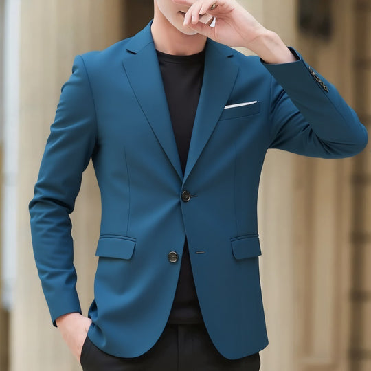 Herren Sakko mit tailliertem Schnitt, leichter Stretchqualität und klassischem Knopfverschluss Shop Nory