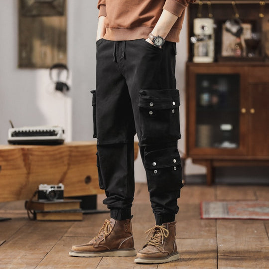 Herren Cargohose mit multifunktionalen Pattentaschen und elastischem Saum Shop Nory