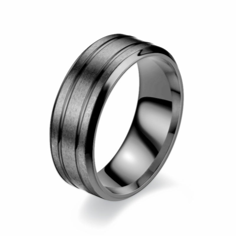 Herren Ring mit eleganter strukturierter Oberfläche und modernen Akzenten Shop Nory