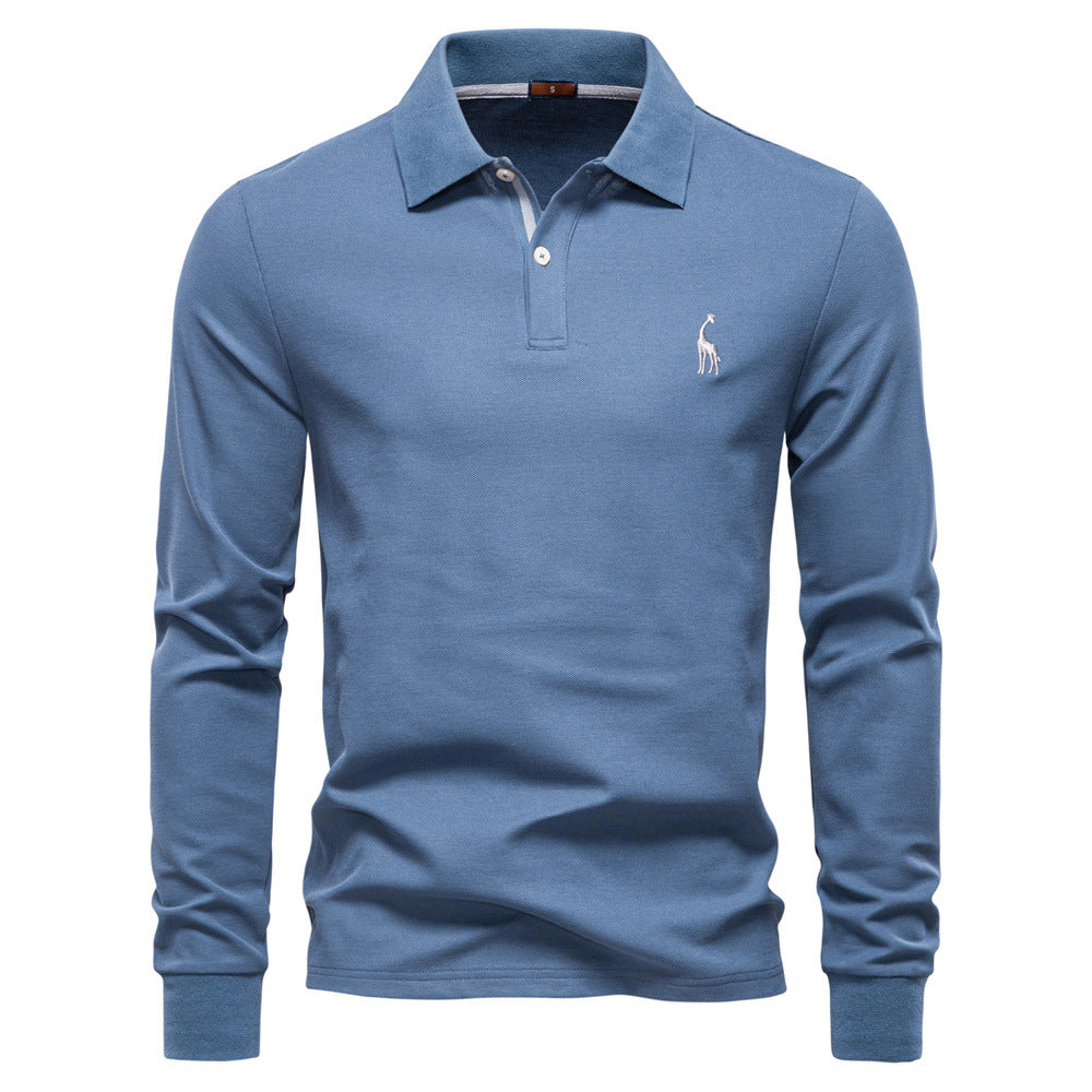 Herren Poloshirt mit klassischer Passform und kontrastierendem Kragen