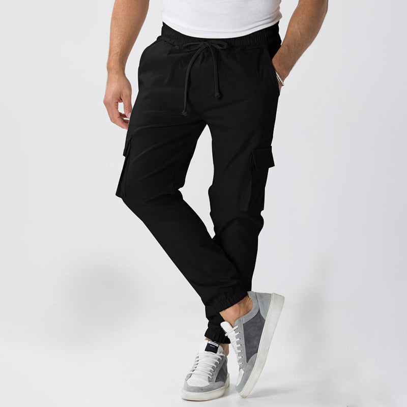 Herren Cargo-Hose mit elastischem Bund und praktischen Seitentaschen