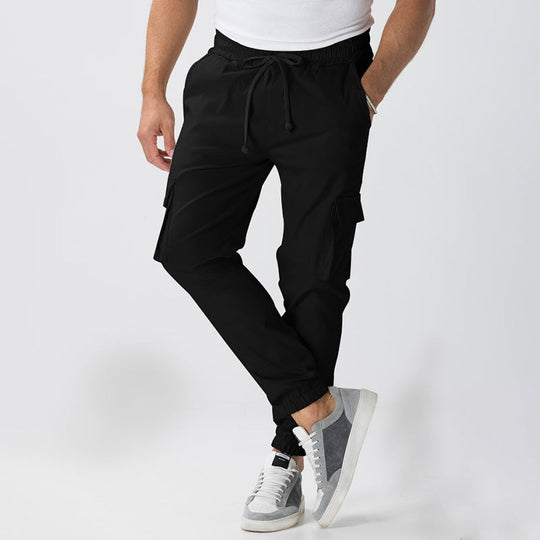 Herren Cargo-Hose mit elastischem Bund und praktischen Seitentaschen