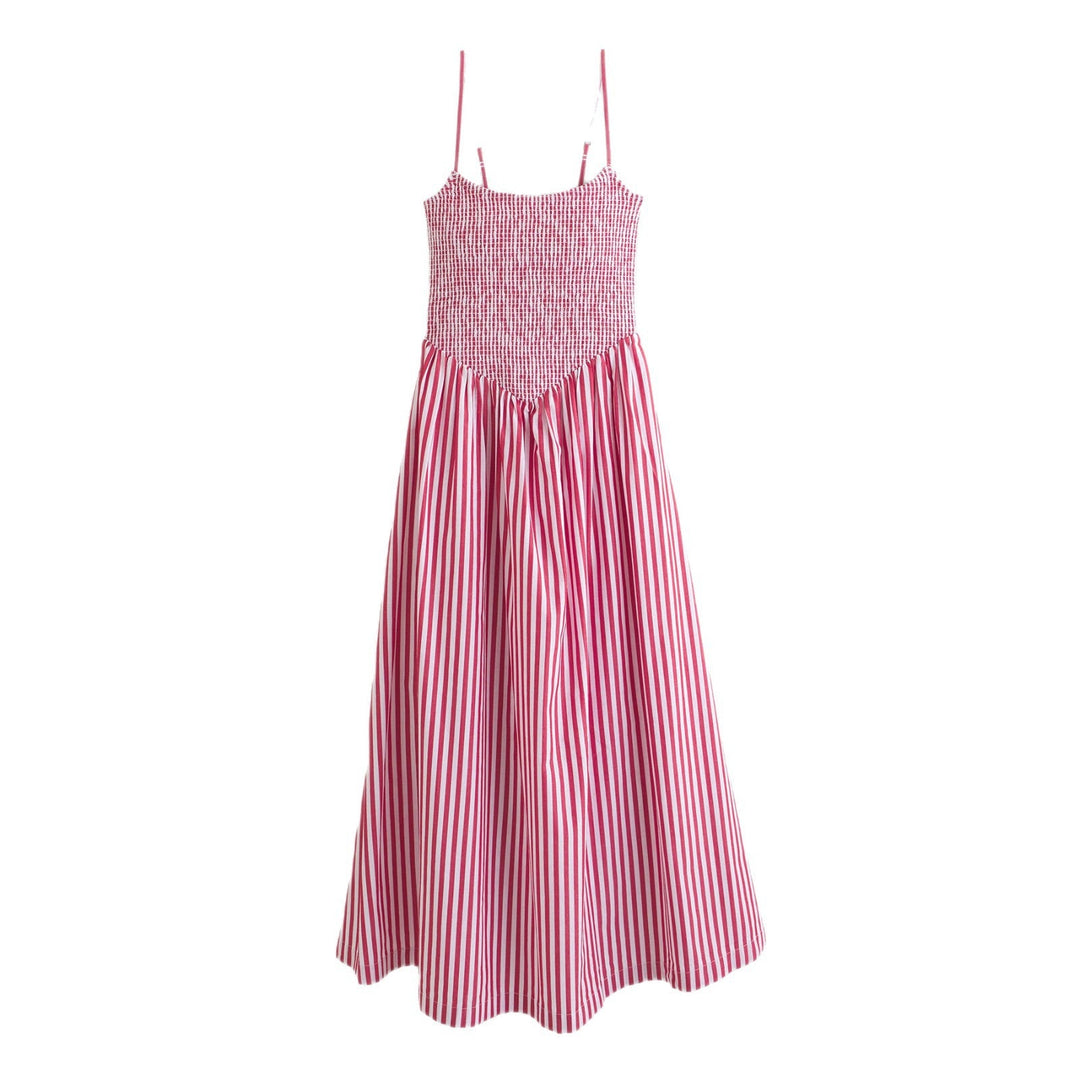 Damen Maxikleid mit floralem Design und elastischem Bund