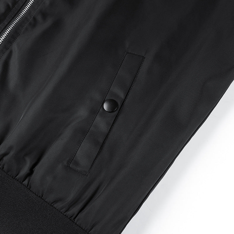 Herren Urban-Bomberjacke mit integriertem Kapuzenlayer, kontrastiertem Thermofutter und Ärmeltasche Shop Nory