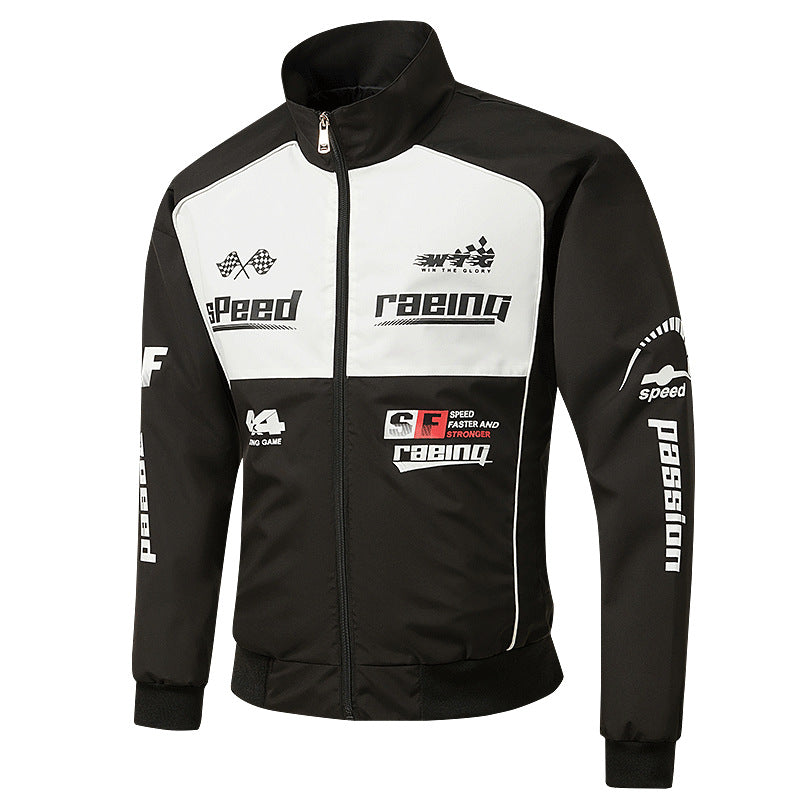 Herren Rennsport-Trackjacke im Retro-Motorsport-Stil Shop Nory