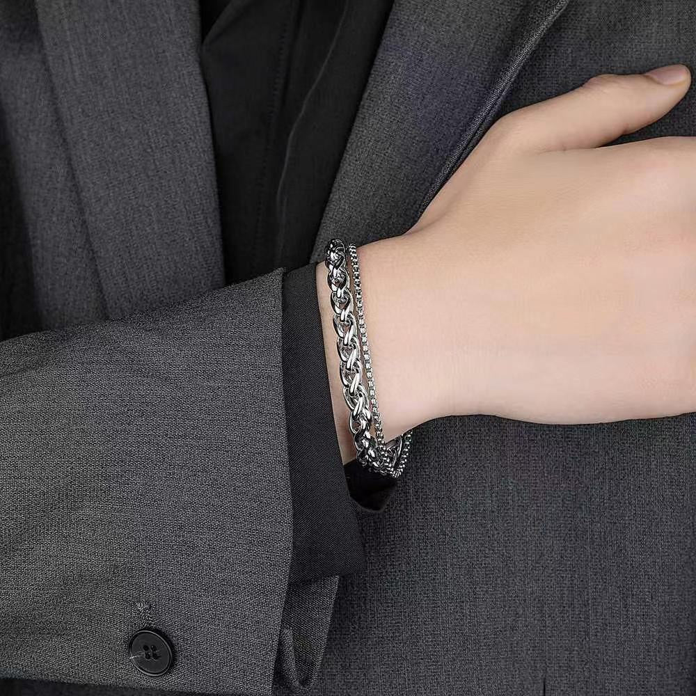 Herren Armbanduhr mit künstlerischem Ketten-Design Shop Nory