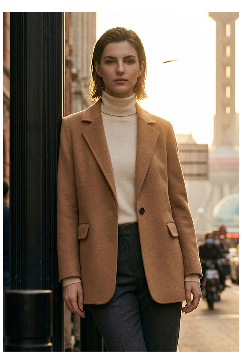Damen Eleganter Wollblazer Shop Nory