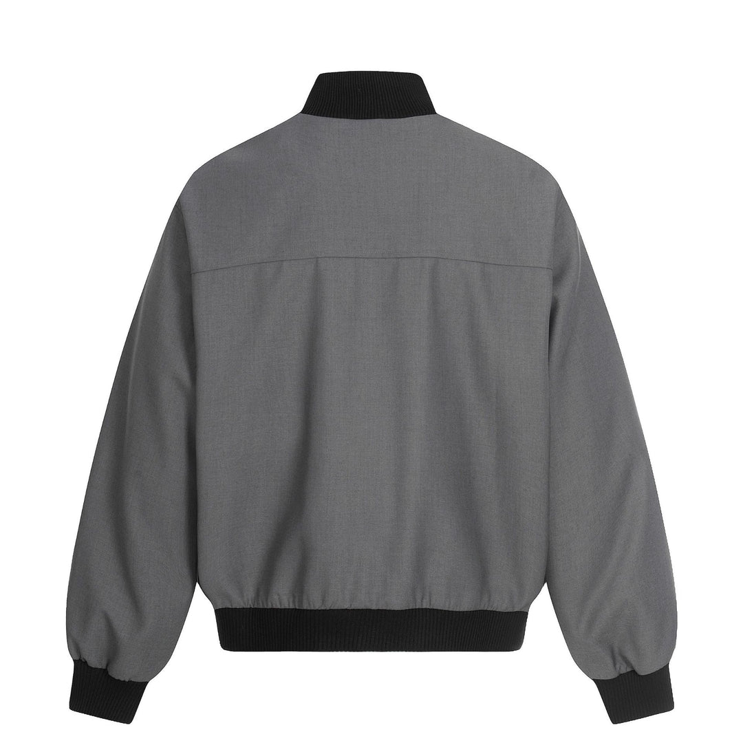 Unisex Kurze Boxy‑Bomberjacke mit verdeckter Reißverschluss‑Front und hohem Rippkragen Shop Nory
