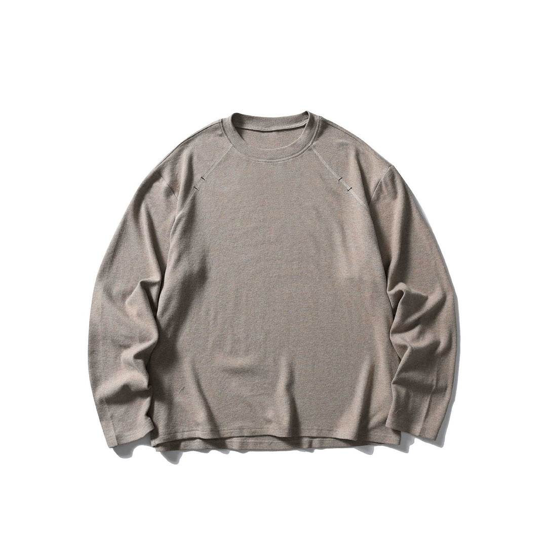 Unisex Oversize Rundhals-Sweatshirt mit Raglannähten und feiner Waffelstruktur Shop Nory