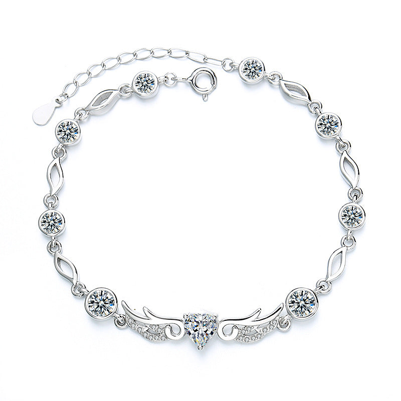 Damen Armband mit filigranem Design und funkelnden Zirkonia Shop Nory