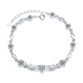 Damen Armband mit elegantem Herzanhänger und funkelnden Zirkonia-Steinen Shop Nory