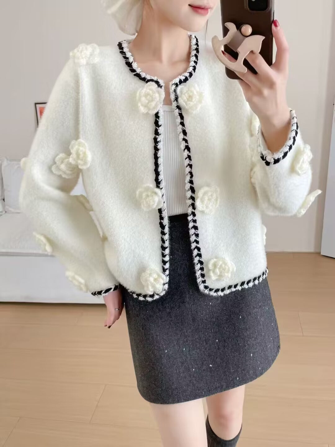Damen Kuschelige Strickjacke Shop Nory