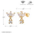 Damen Ohrhänger mit luxuriösen Zirkonsteinen und elegantem Design Shop Nory