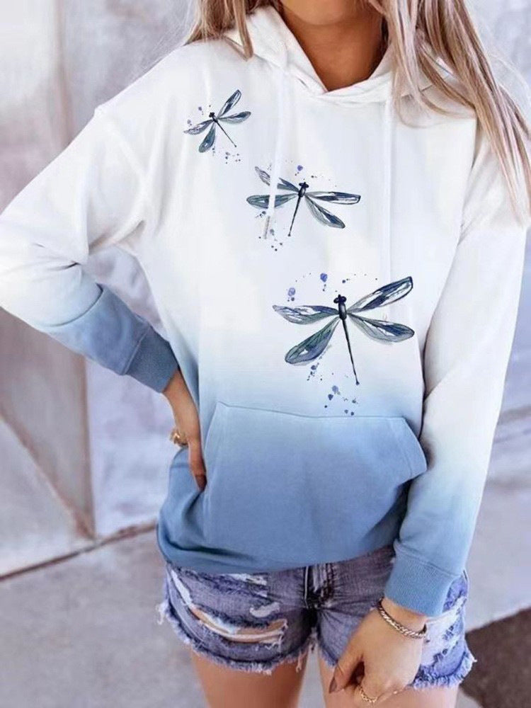 Damen Halloween Kapuzenpullover mit Kürbis- und Katzenprint, Paillettenbesatz und Oversize-Schnitt Shop Nory