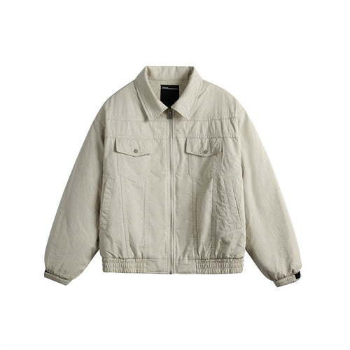 Herren Kurzboxy-Blouson mit Hemdkragen, Utility-Brusttaschen und elastischem Saum Shop Nory