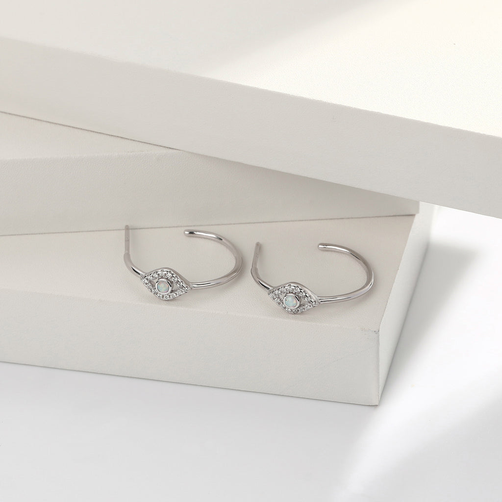 Damen Ohrstecker mit Zirkon und hochwertigem 925 Sterling Silber Shop Nory