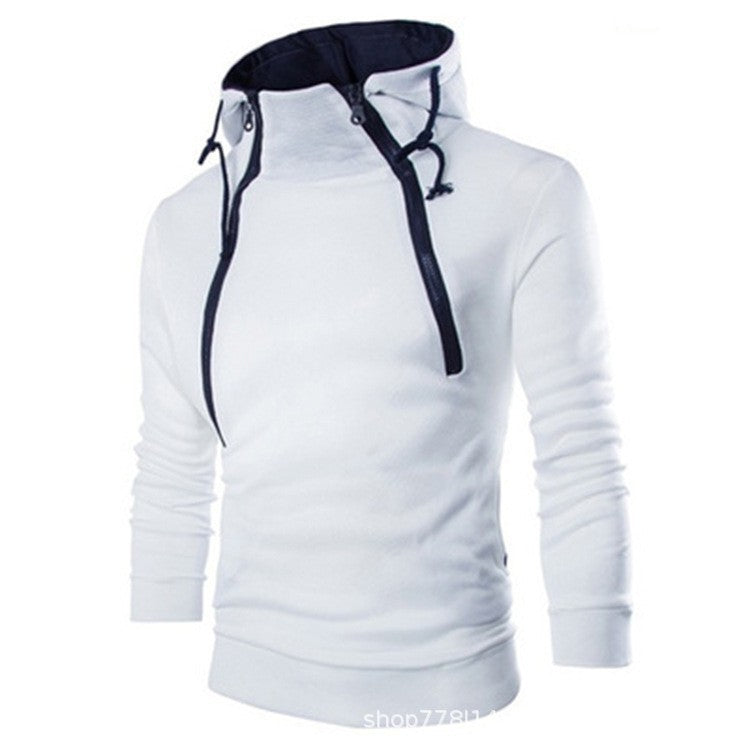 Herren moderne Kapuzenpullover mit praktischem Reißverschluss