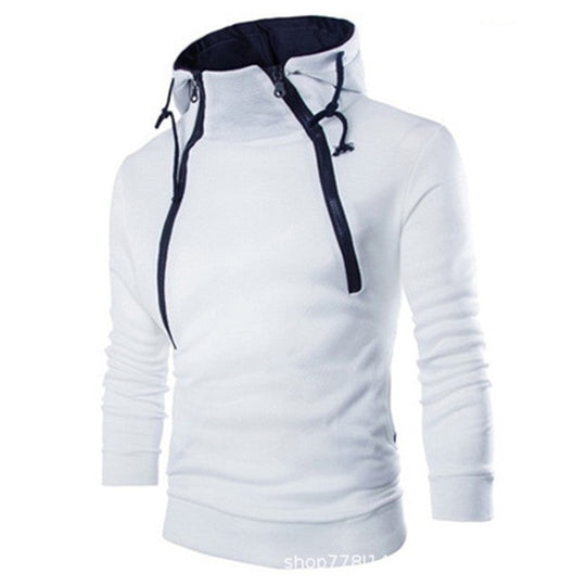 Herren moderne Kapuzenpullover mit praktischem Reißverschluss