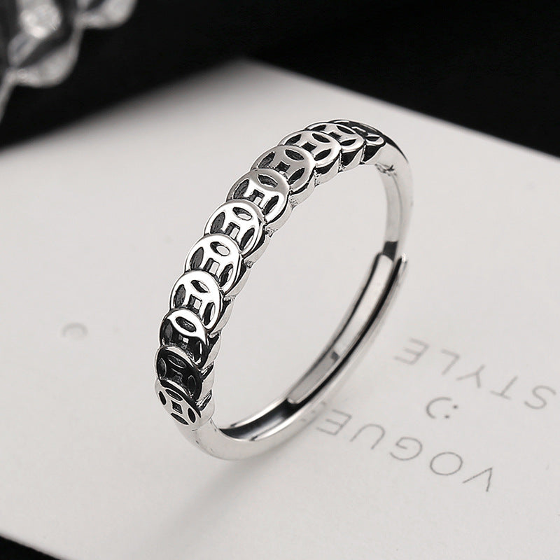 Damen Offener Ring mit ansprechendem Kettendesign Shop Nory