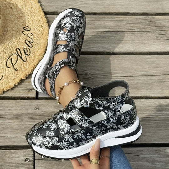 Damen sportliche Sandalen mit modischem Schnitt und atmungsaktiven Einsätzen