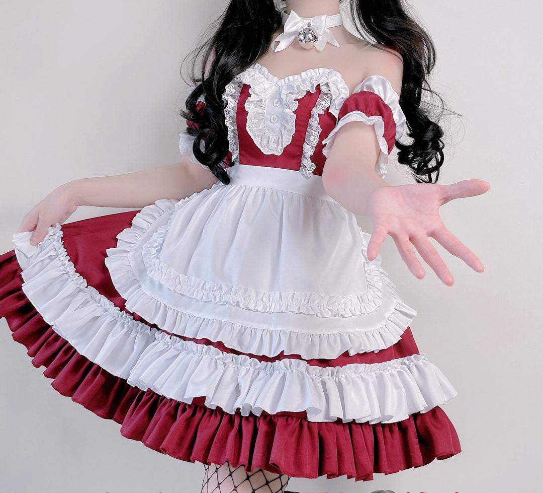 Mädchen verspieltes Rüschenkleid mit bezaubernden Puffärmeln Shop Nory