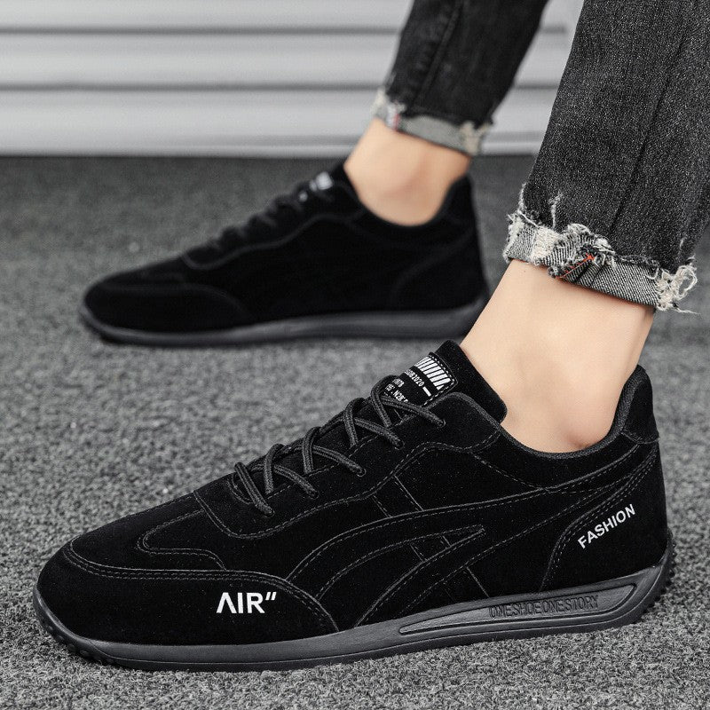 Damen Modische Sneakers mit hochwertiger Veloursleder-Oberfläche und rutschfester Sohle
