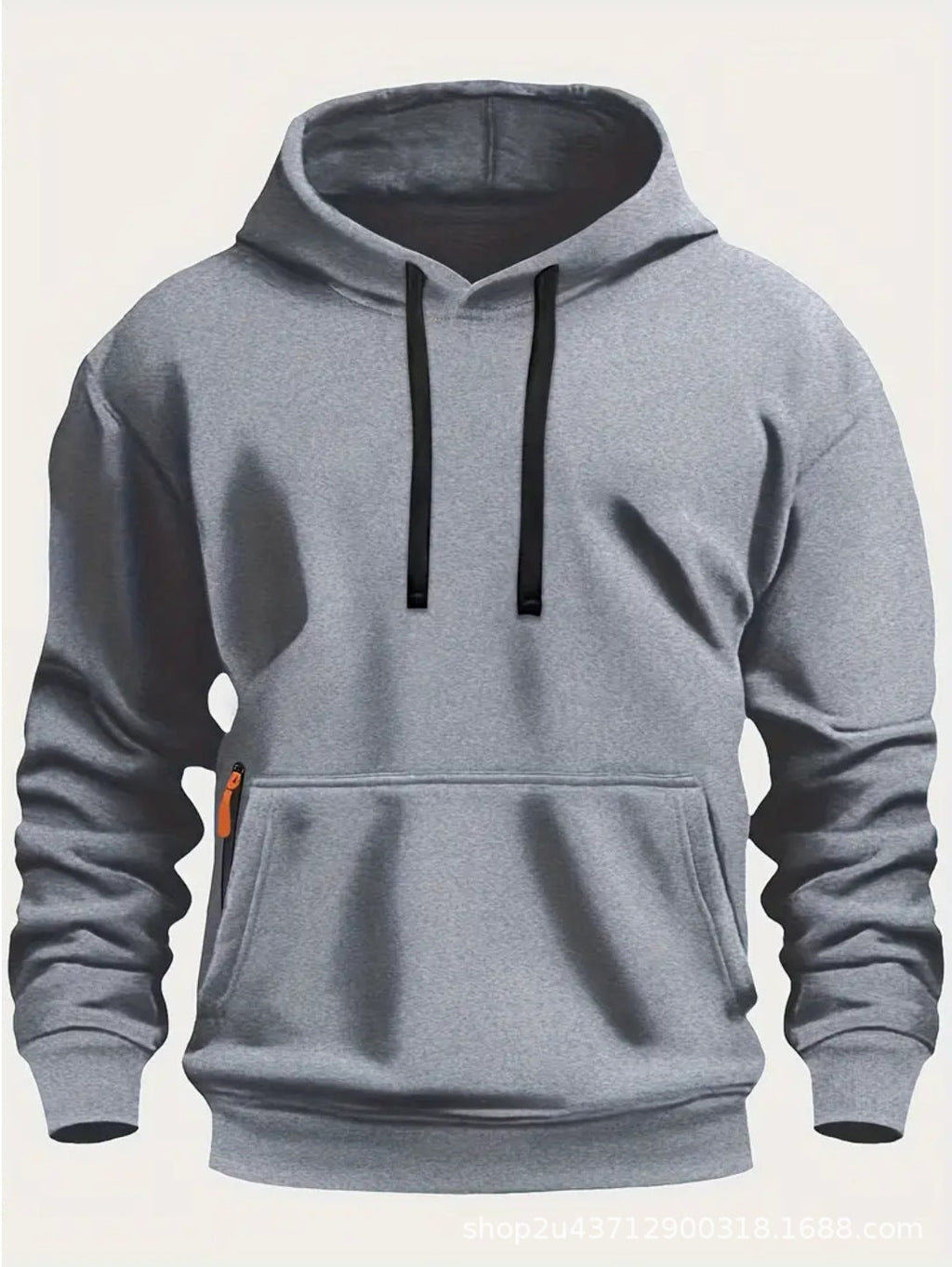 Herren sportlicher Kapuzenpullover mit praktischen Taschen und atmungsaktivem Material