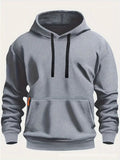 Herren sportlicher Kapuzenpullover mit praktischen Taschen und atmungsaktivem Material