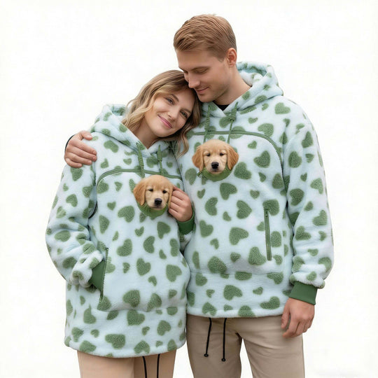 Damen Kapuzenpullover mit integrierter Katzenhöhle und extra weichem Fleece Shop Nory
