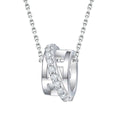 Damen Halskette mit funkelndem Zirkonia-Anhänger in elegantem Design Shop Nory
